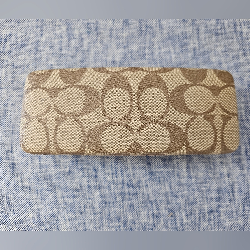 Coach signature C sunglass eyeglasses hard case